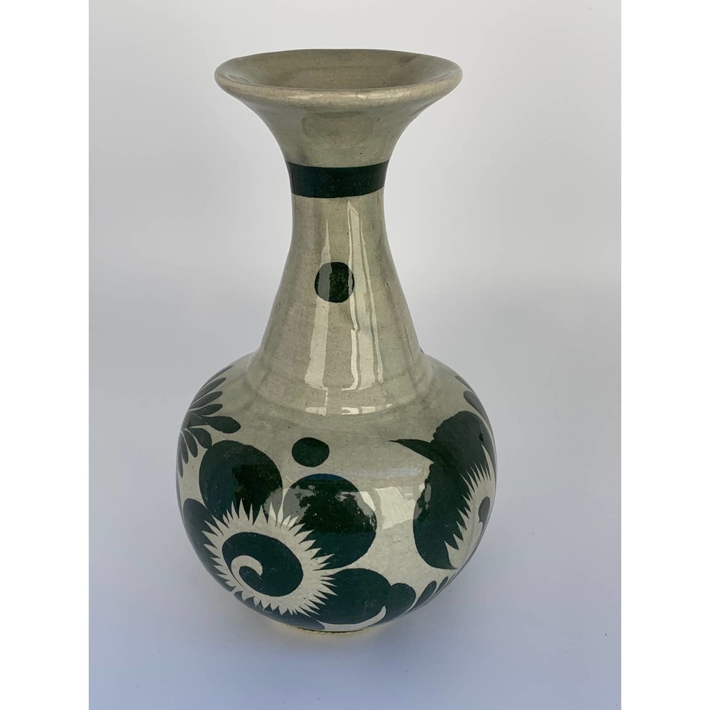 Pottery Vase Made‎ in Mexico Signed "A"
